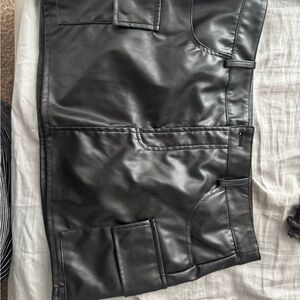 Fashion Nova Black Mini Skirt